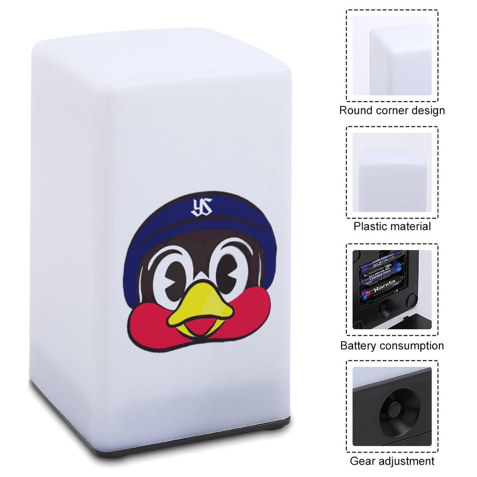 ヤクルト　つば九郎　ミニテーブル つば九郎ダイカットミニテーブル | くぴのひまつぶし